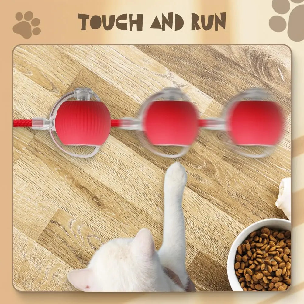 Interactive Cat Toy Ball Super Drive – Smart Automatic Rolling Ball for Indoor Cats