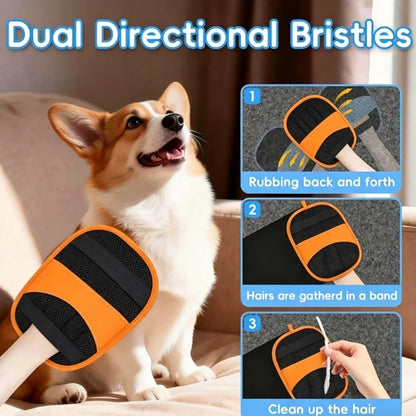 🐾 Remove Pet Hair in Seconds – No More Fur on Your Clothes, Furniture & Car