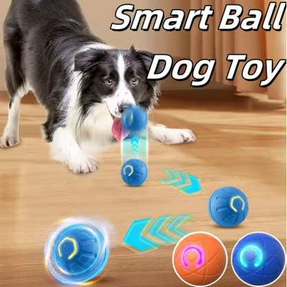 Electric Jumping Ball for Dogs – Automatic Interactive LED Dog Toy for Training & Play