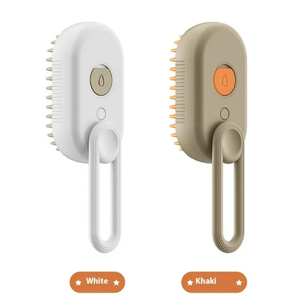 3-in-1 Steam Pet Brush | Remove Loose Fur & Reduce Shedding | PetFluffo