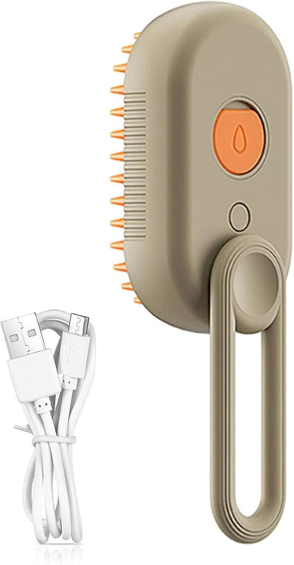 3-in-1 Steam Pet Brush | Remove Loose Fur & Reduce Shedding | PetFluffo