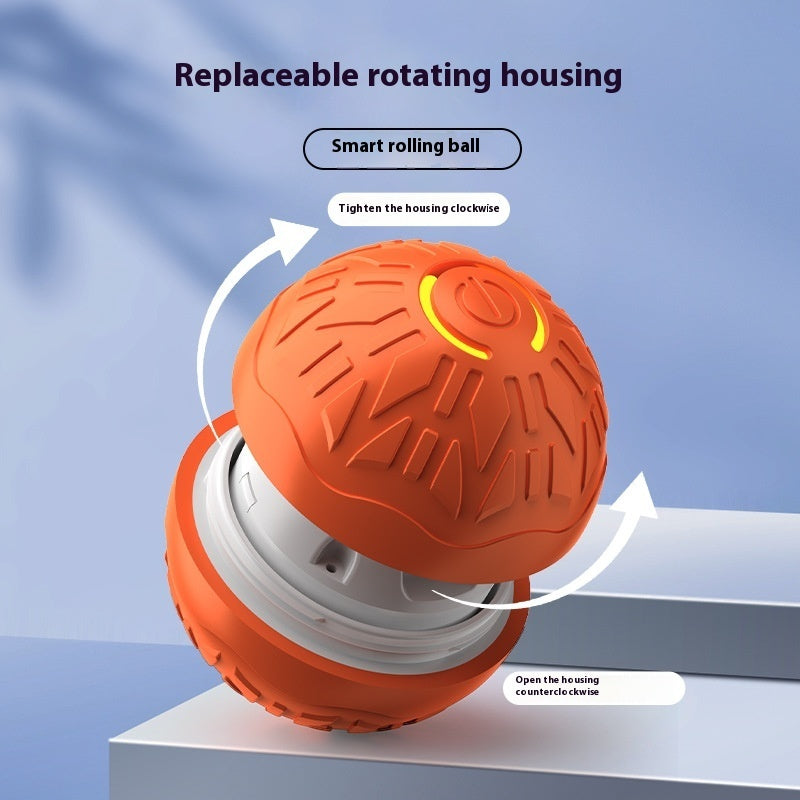 Electric Jumping Ball for Dogs – Automatic Interactive LED Dog Toy for Training & Play
