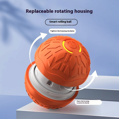 Electric Jumping Ball for Dogs – Automatic Interactive LED Dog Toy for Training & Play
