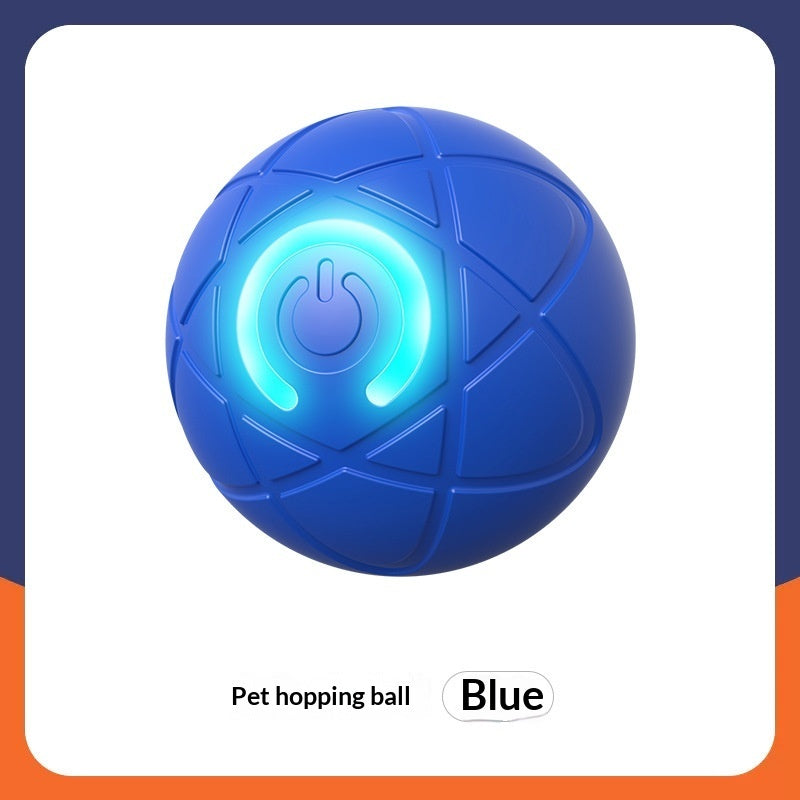 Electric Jumping Ball for Dogs – Automatic Interactive LED Dog Toy for Training & Play