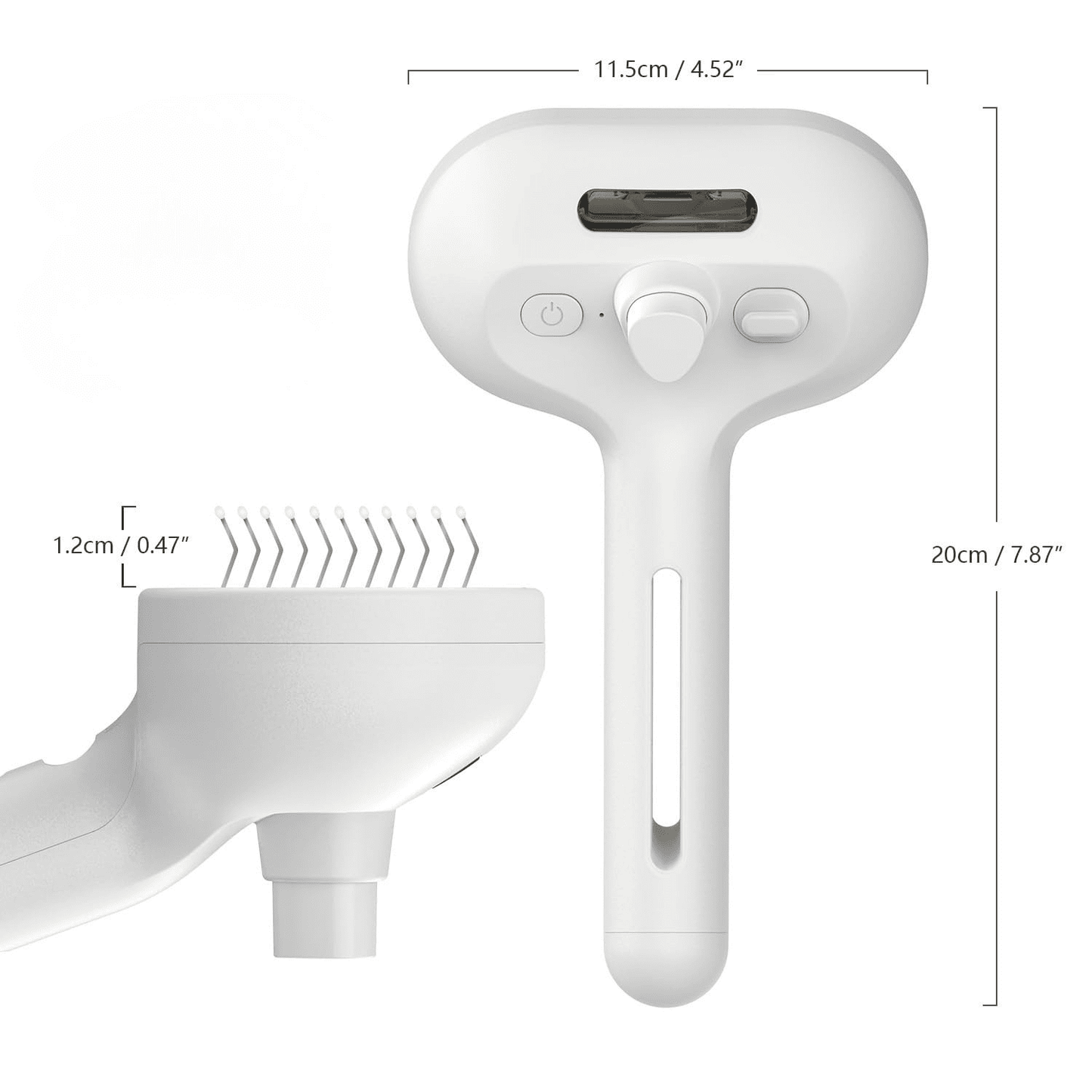 3-in-1 Steam Brush – Pet Hair Removal & Grooming Spray Comb for Cats & Dogs